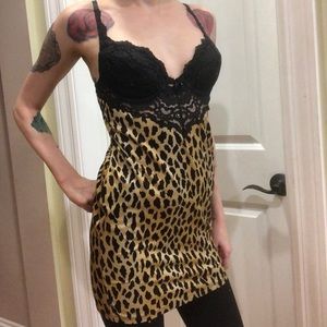 Victoria’s Secret 34B leopard print lingerie